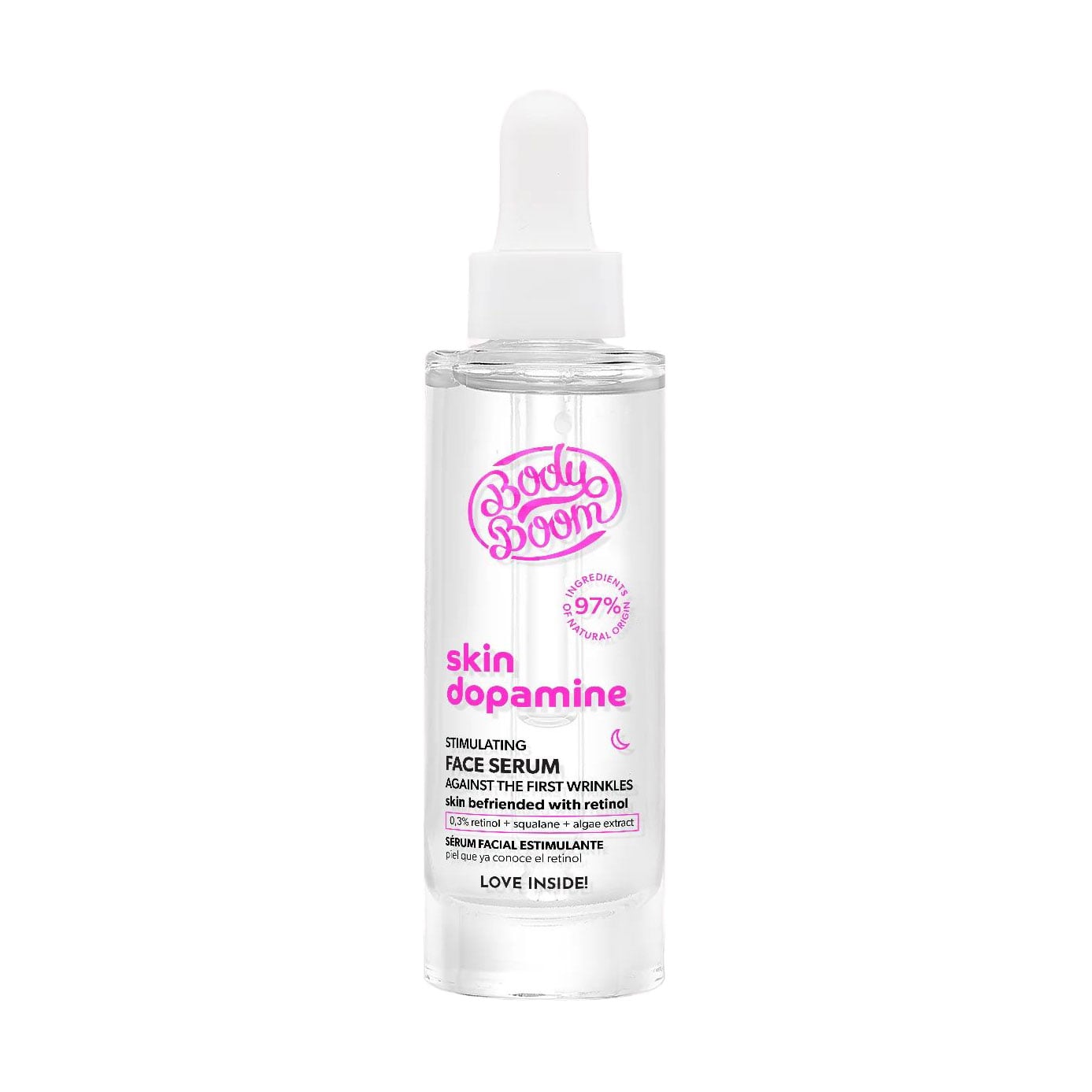 Стимулювальна сироватка для обличчя Body Boom Skin Dopamine Stimulating Face Serum Against The First Wrinkles, 30 мл